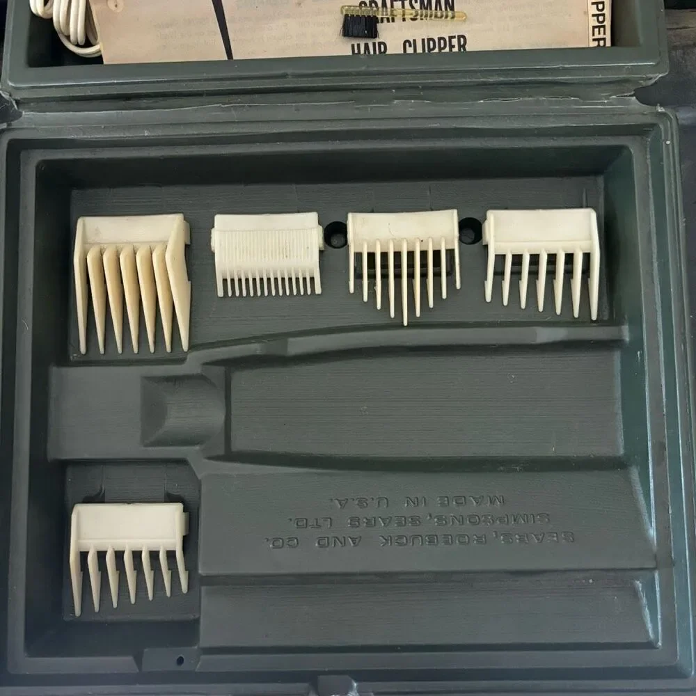 Craftsman Adjustable Hair Clipper In Permanex Case *Works*